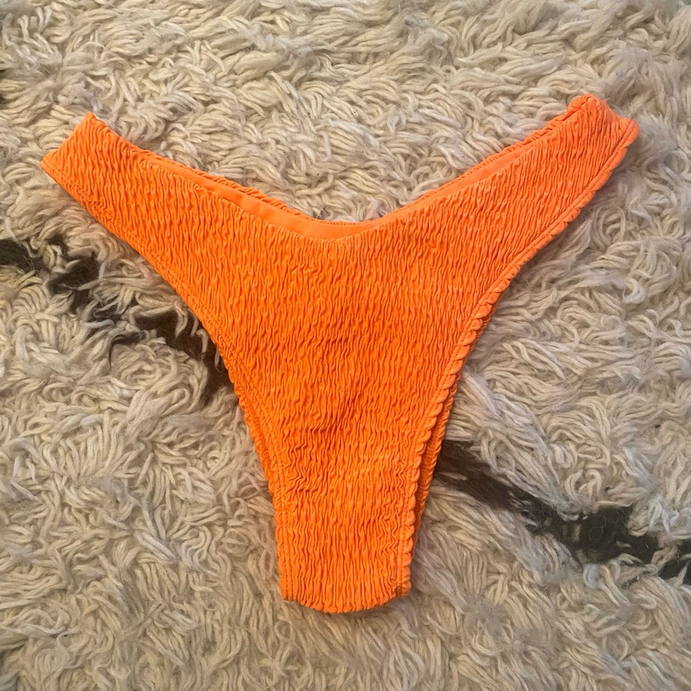 Orange Scrunchie Bottoms
